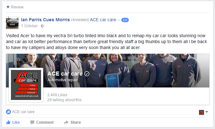 Ace Car Care Review Ian Morris
